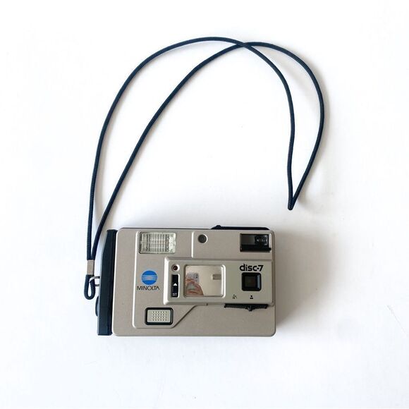 MINOLTA DISC 7 Vintage Film Camera Portable Small Compact - Picture 1 of 5